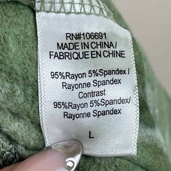 Young Fabulous & Broke Green Dip Tie Dye Joggers Size Large‎ Women - Picture 9 of 13